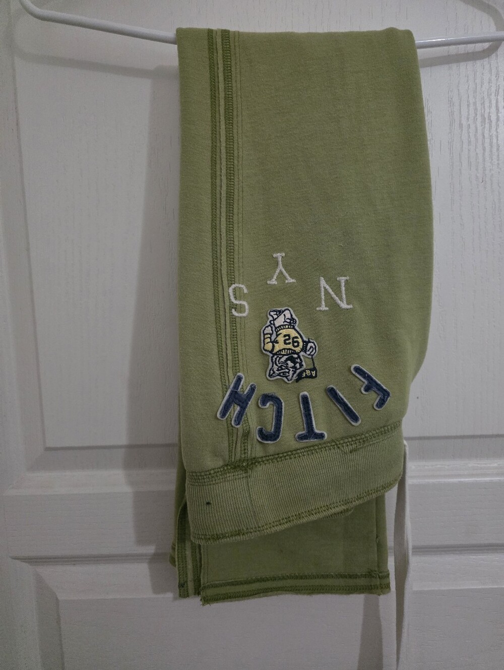 ABERCROMBIE & FITCH - STRAIGHT LEG FLARED SWEATPANTS (GREEN)